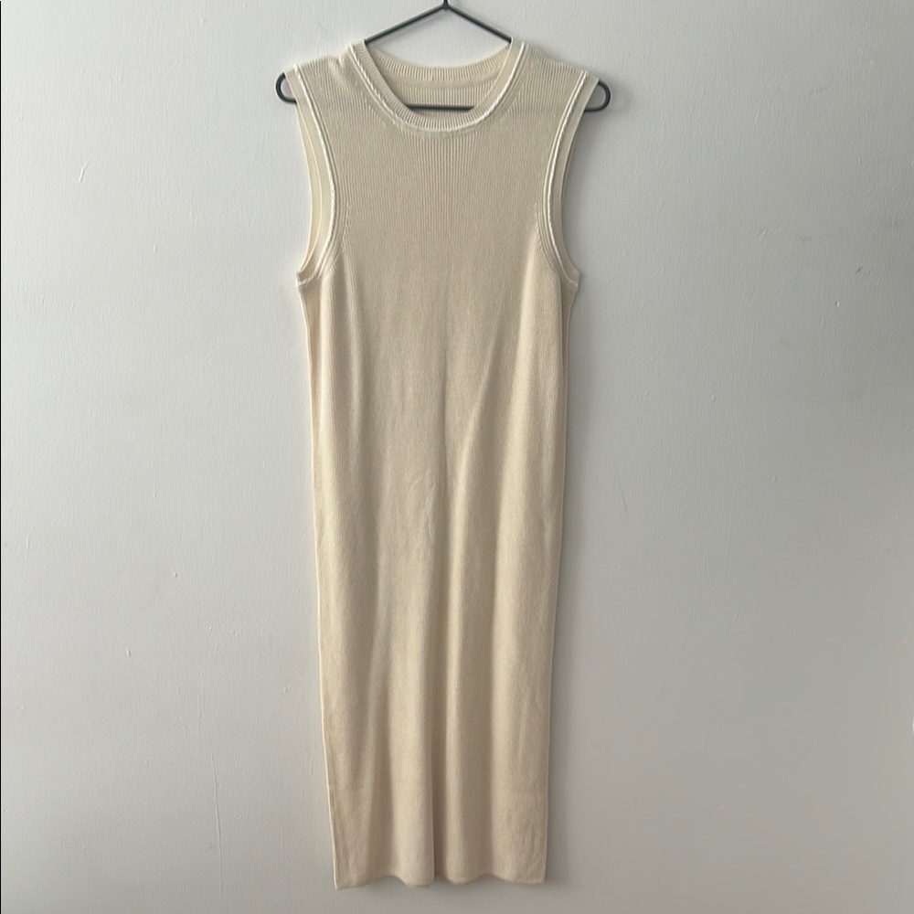 Elegant Cream Maxi Dress